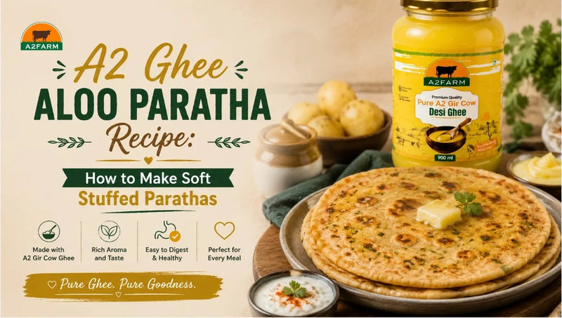 A2 Ghee Aloo Paratha Recipe: How to Make Soft Stuffed Parathas