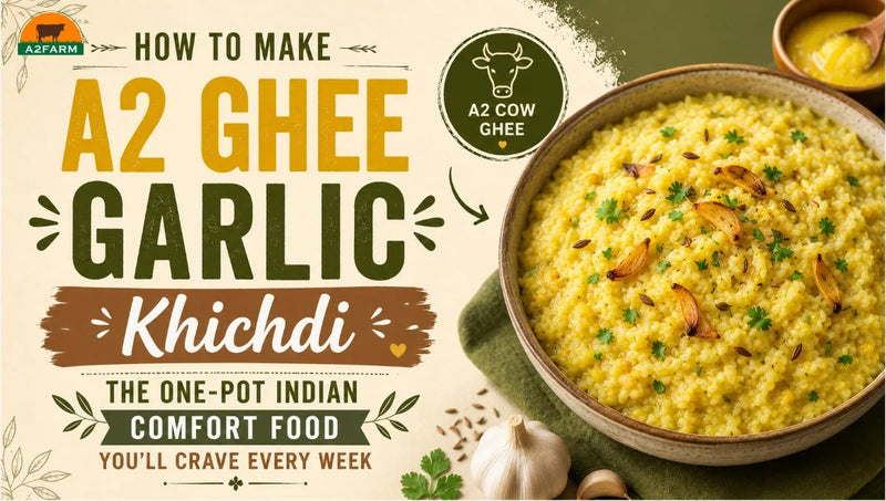 How to Make A2 Ghee Garlic Khichdi: The One-Pot Indian Comfort Food You'll Crave Every Week