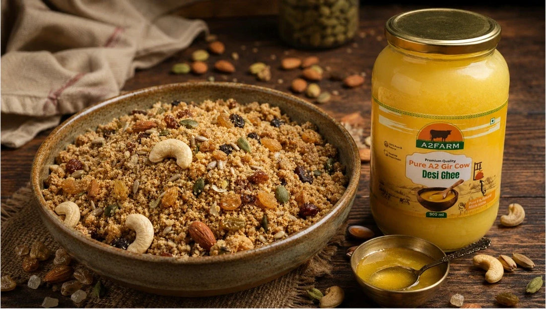 Desi Ghee Panjiri Recipe: How to Make Traditional Atta Panjiri at Home