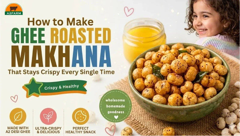 How to Make Ghee Roasted Makhana That Stays Crispy Every Single Time