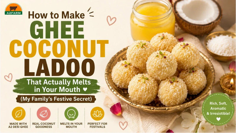 How to Make Ghee Coconut Ladoo That Actually Melts in Your Mouth (My Family's Festive Secret)