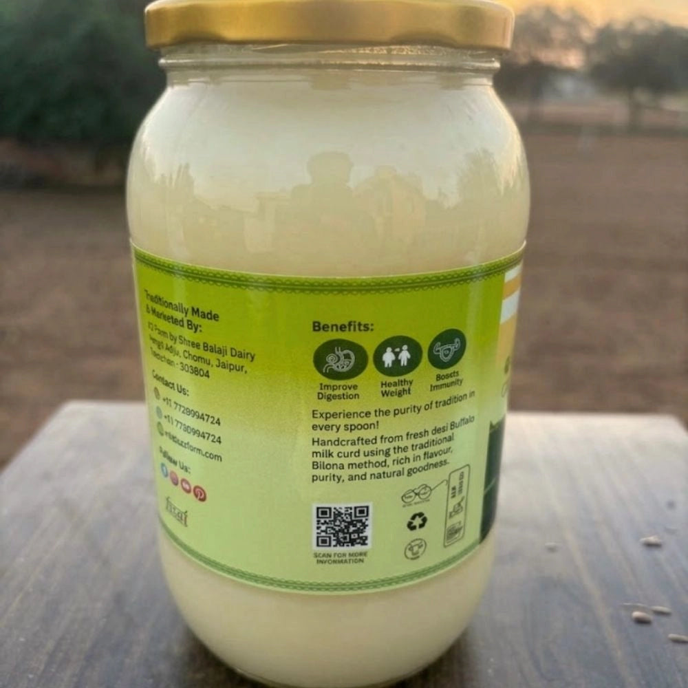 Pure Desi Buffalo Ghee | Hand-Churned by Bilona Method