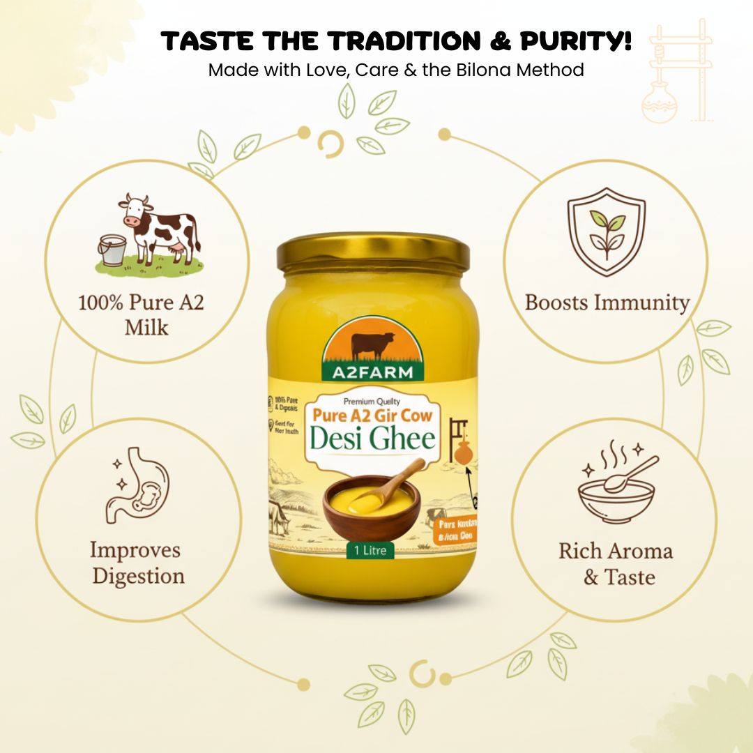 Premium Cow Ghee + Pure Buffalo Ghee