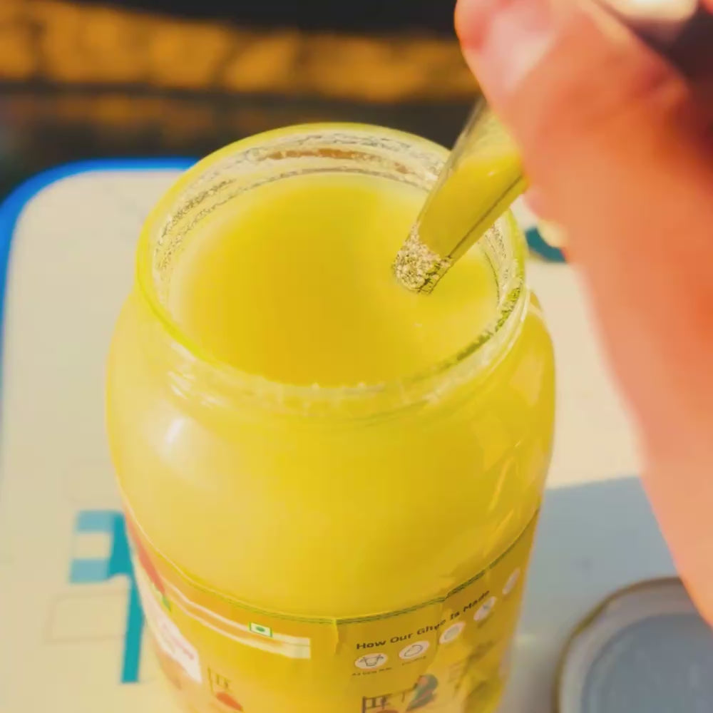 Pure A2 Gir Cow Desi Ghee | Hand-Churned by Bilona Method